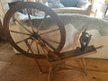 Rustic spinning wheel
