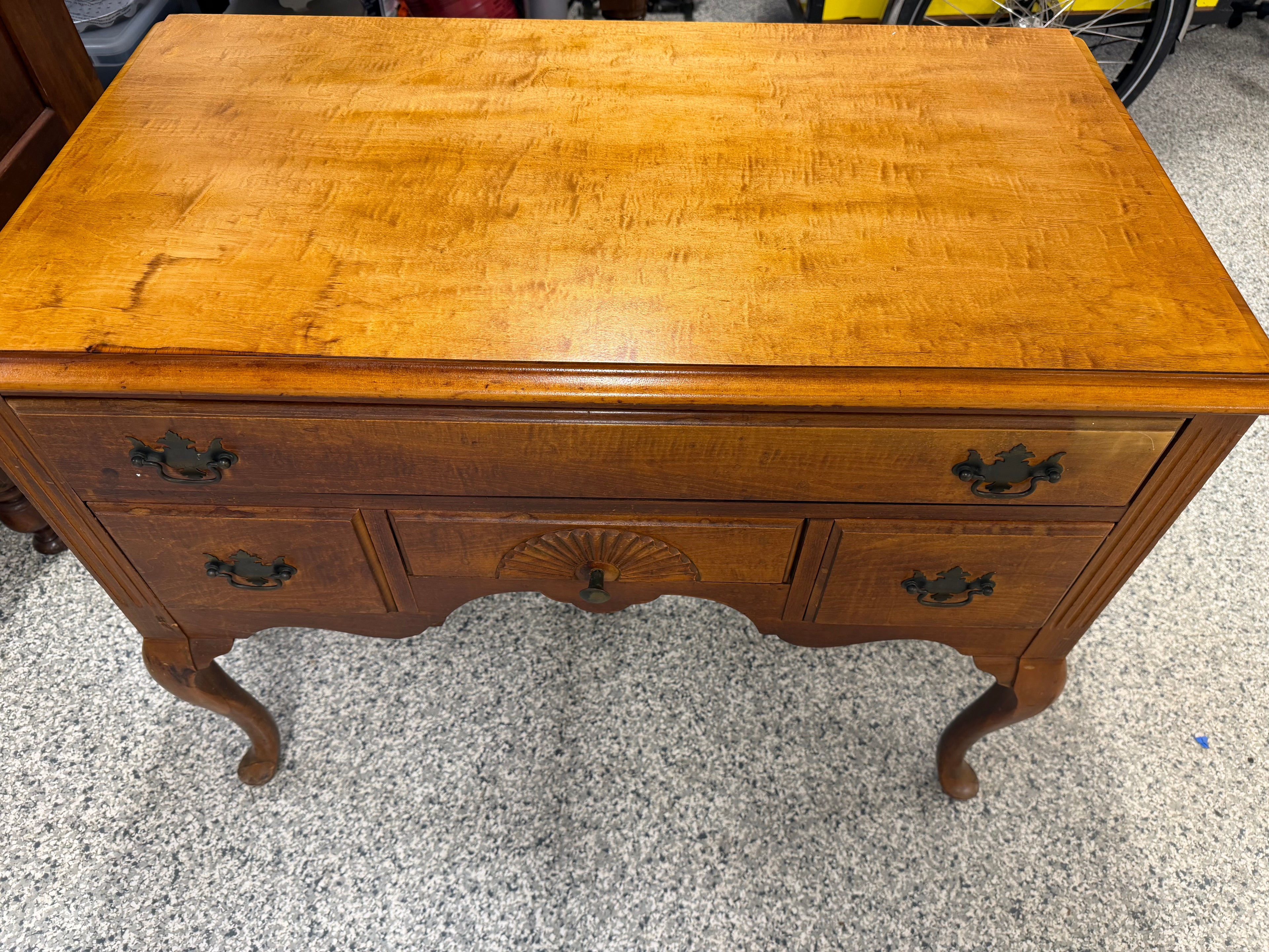 English walnut desk