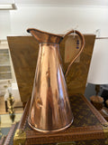 English copper kitchen jug