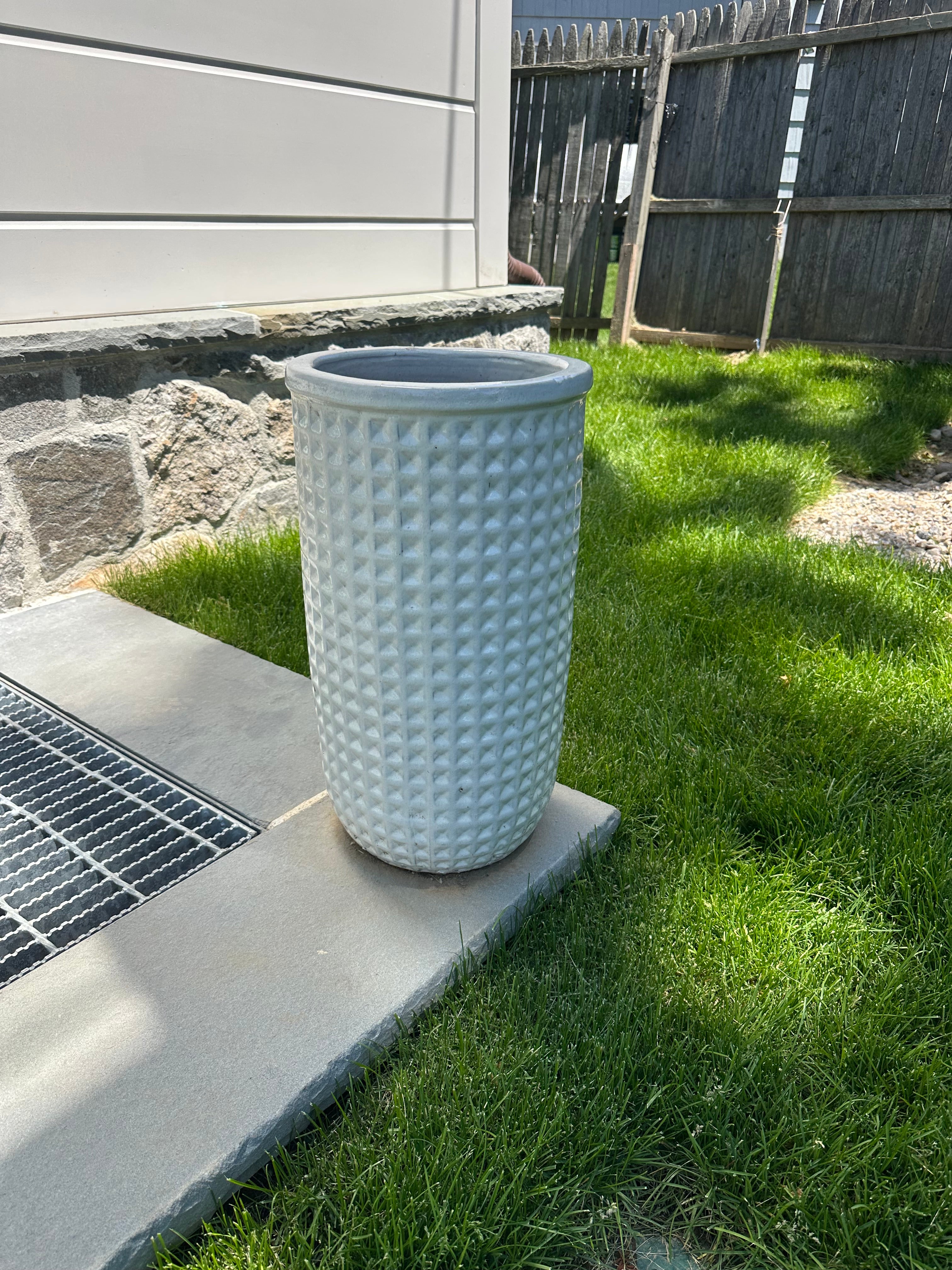 Pair of large ceramic planters