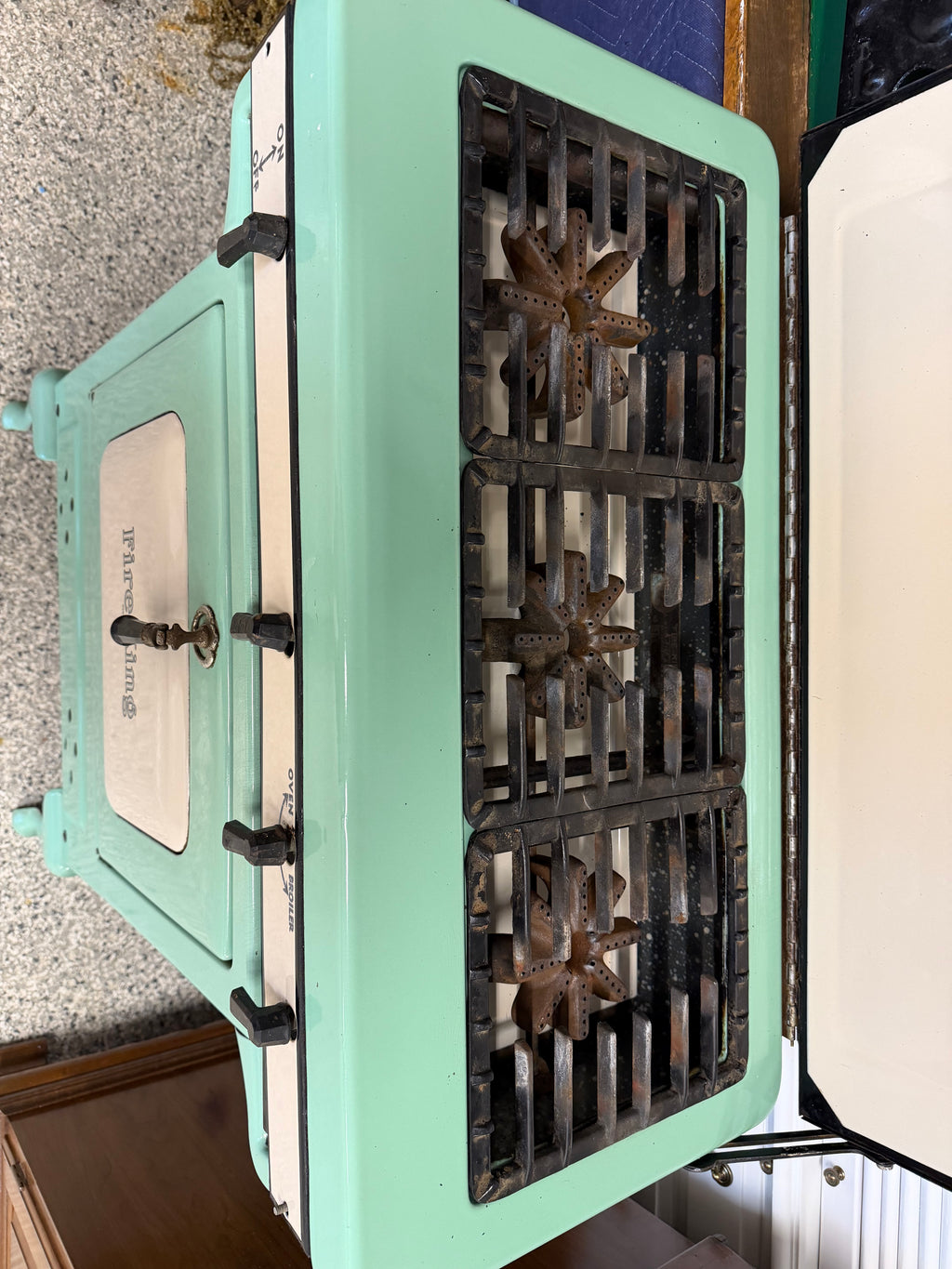 Fire King antique gas oven