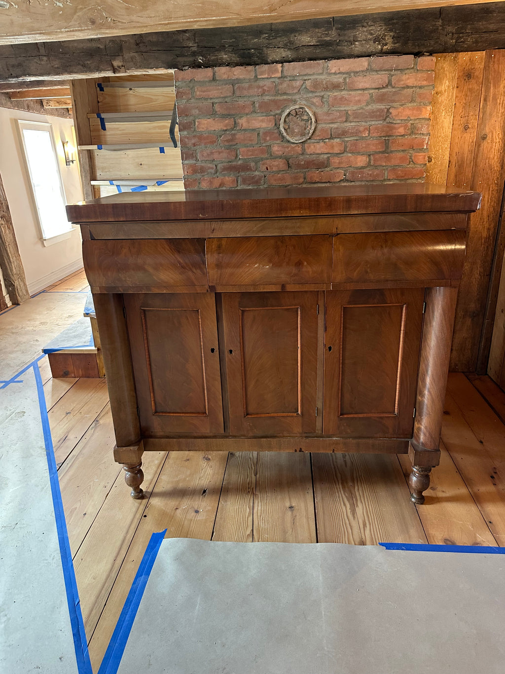 1850 English side board.