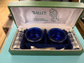 Japanese silver plated vintage salt and pepper set