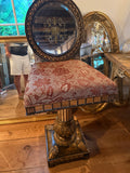Spectacular throne mirror chair