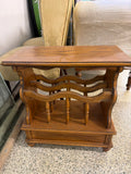 Wooden magazine rack