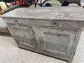 French grey painted antique dresser