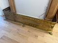 Claw foot antique fire guard