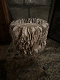 Hand made oyster shell candle holder