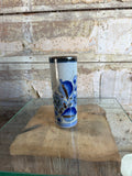 Mexican blue vase