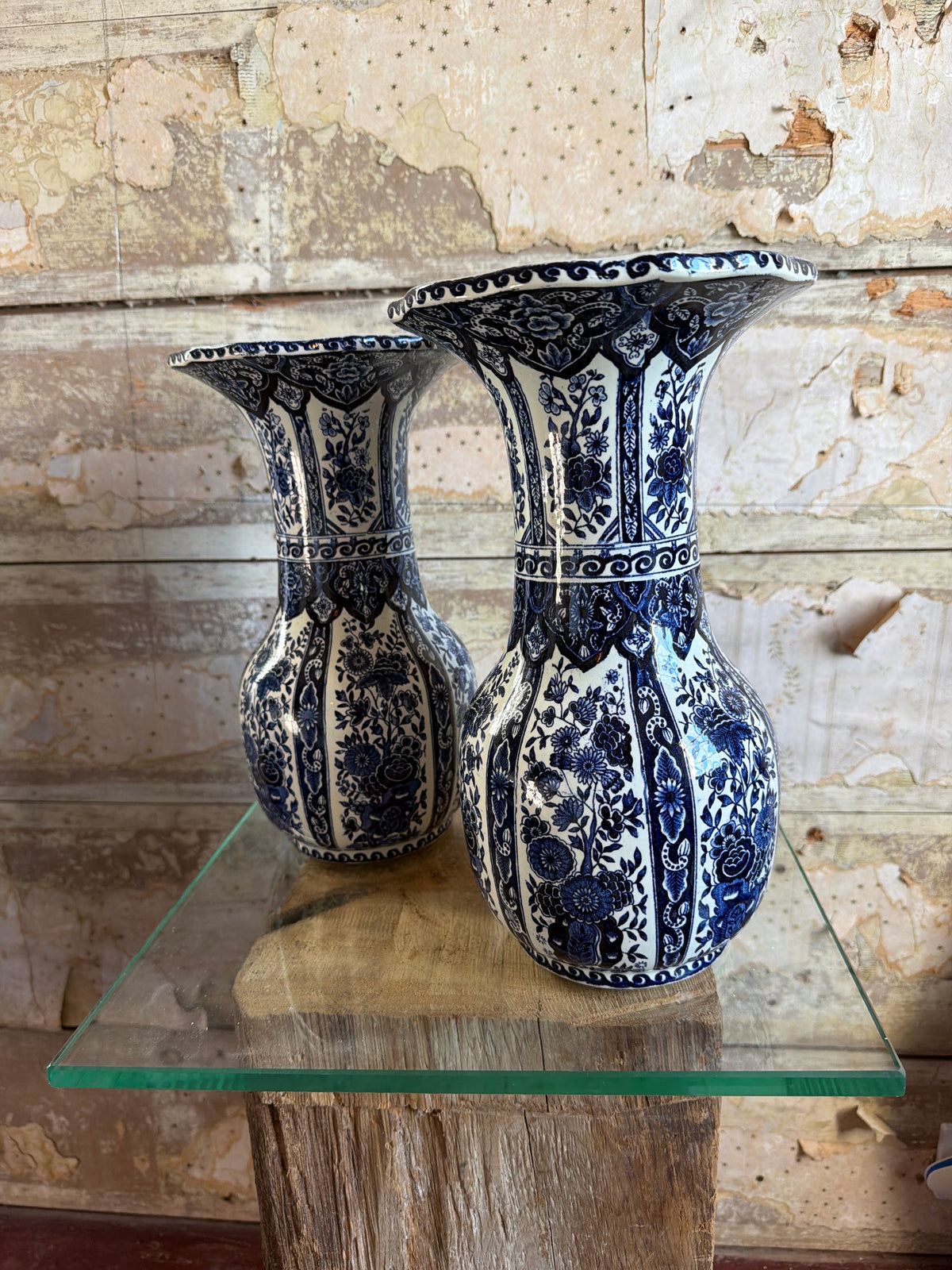 Pair of Dutch tulip vases by Bosch
