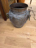 Turkish hand hammered copper and brass vessel
