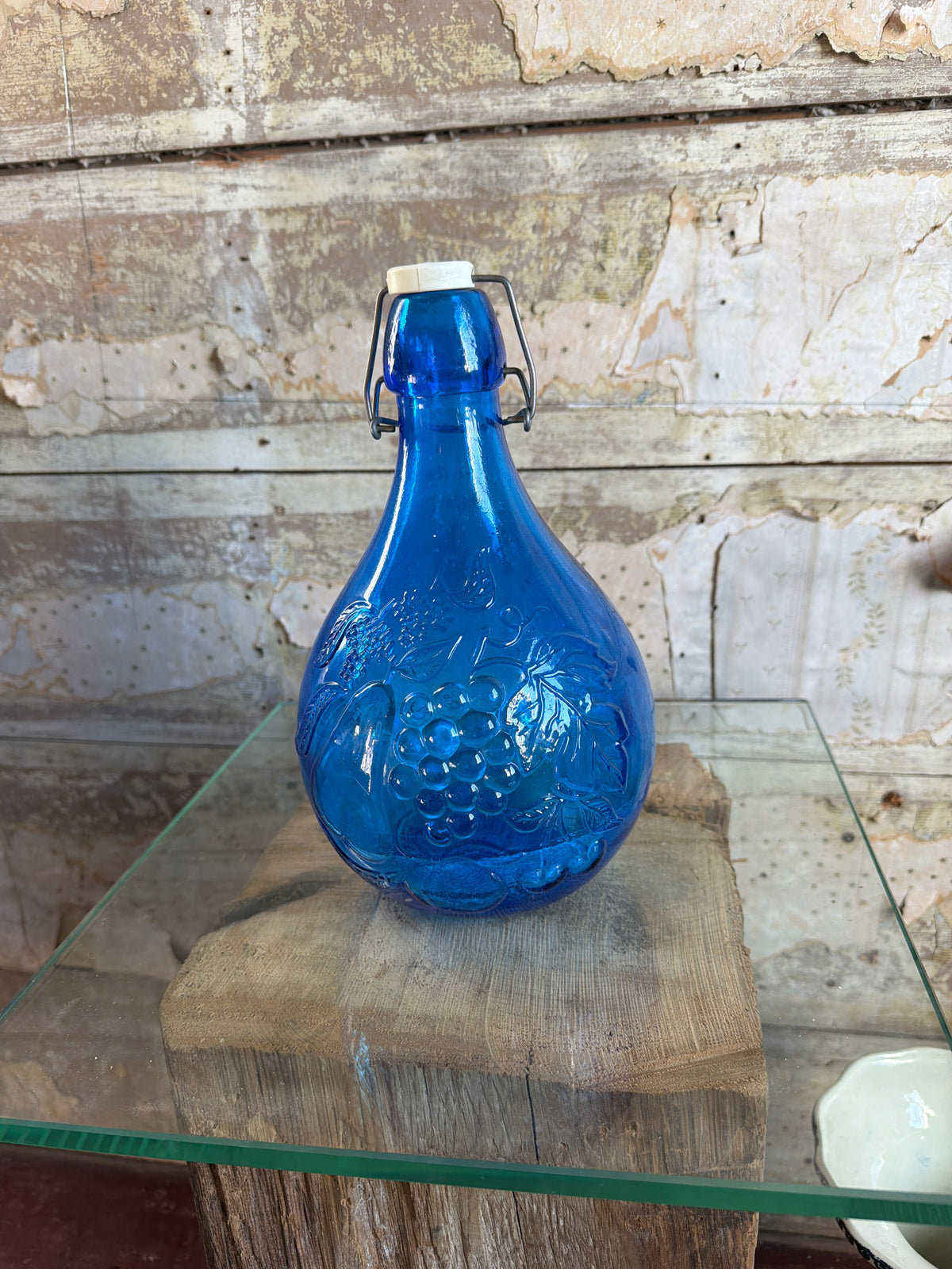 Casadis Milano glass cobalt jug/ vase