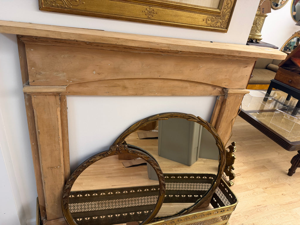 Vintage pine fire place