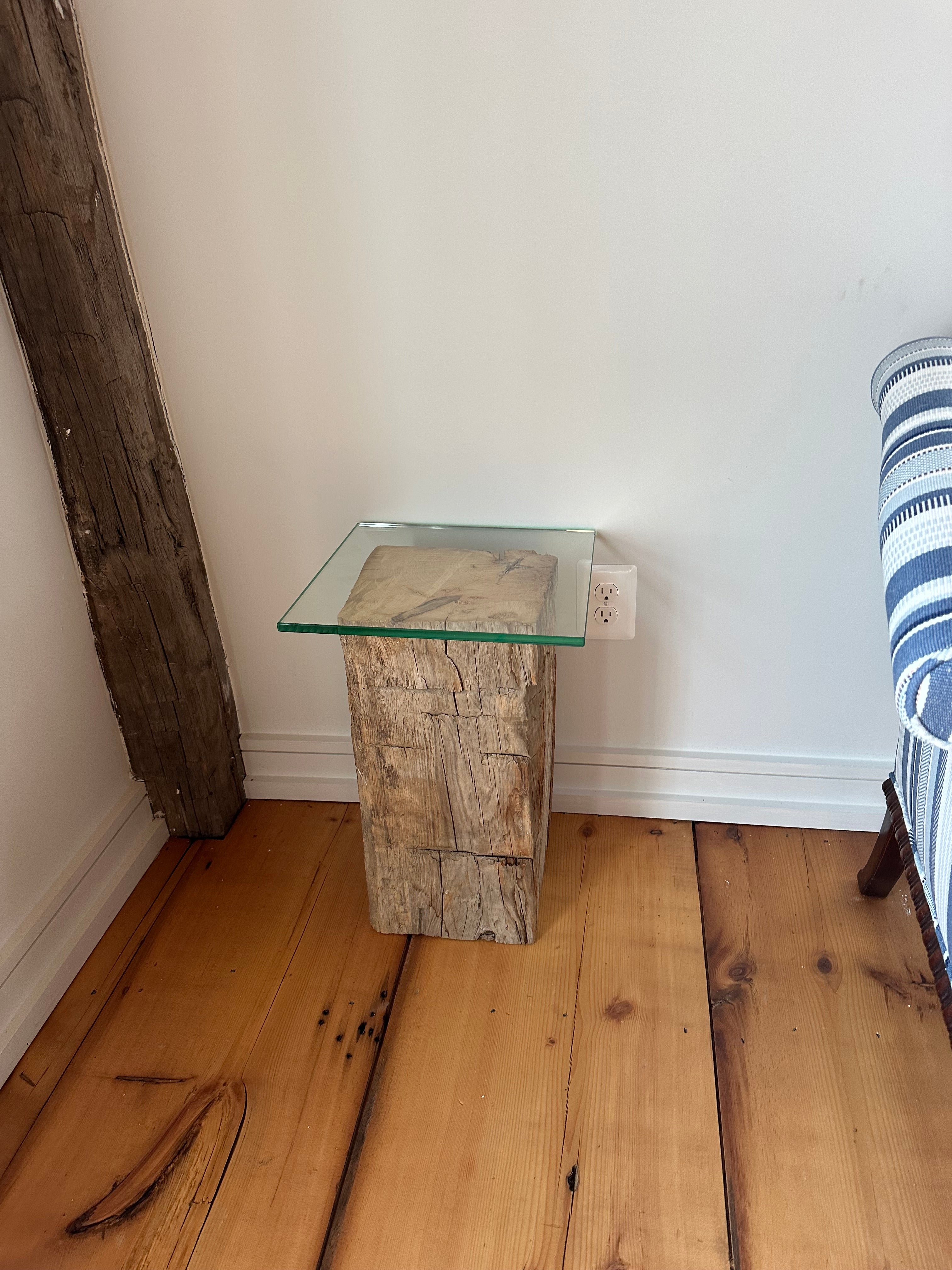 Pair of 18th century timber side tables
