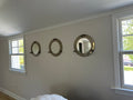 Set of three porthole mirrors