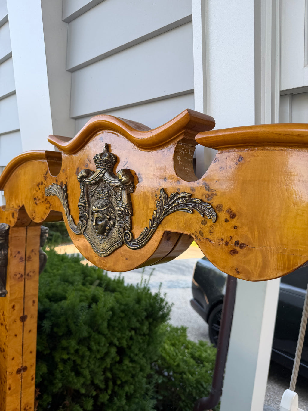 Stunning King and Queen  baroque mirrors. Sold as a pair.