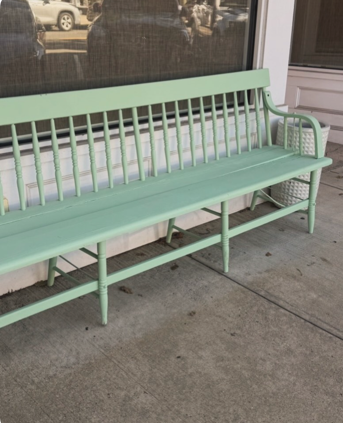 Vintage Parsons bench.